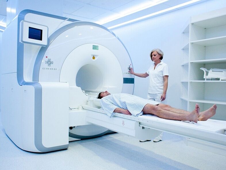 MRI diagnosis of secretion during excitement
