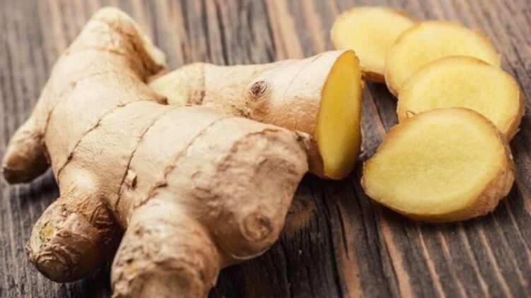 Ginger root for effectiveness